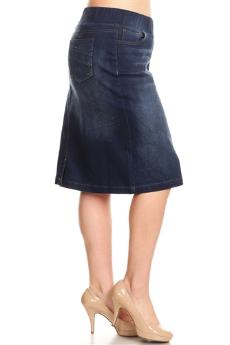 Workwear Skirt Wasted Indigo main image 0