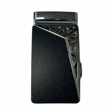 Silver Edge Geometric Buckle