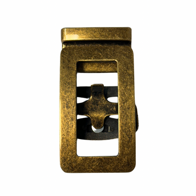 Bold Distressed Gold Buckle