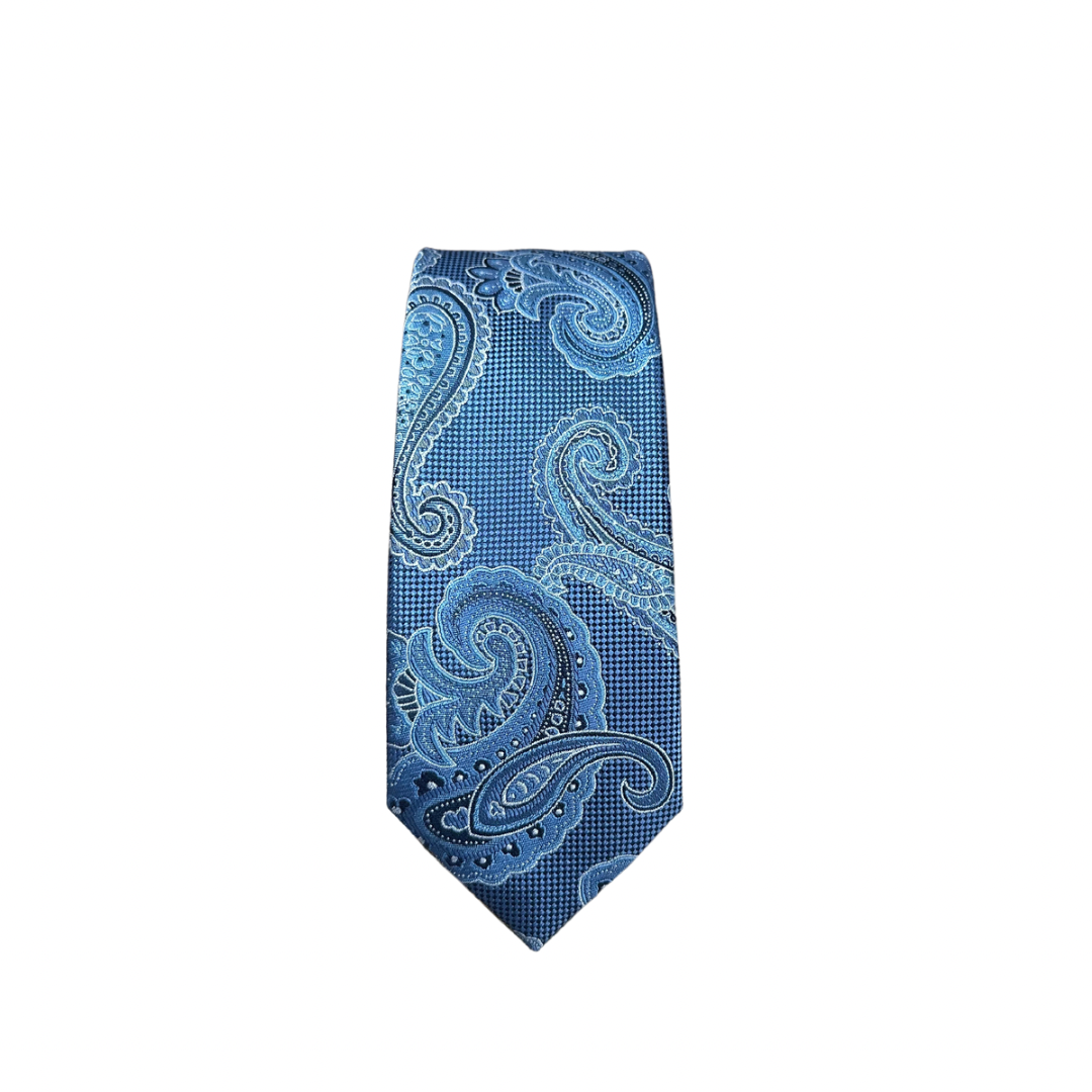 Blue Monochrome Tie