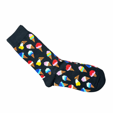 Black Mini Cone Socks