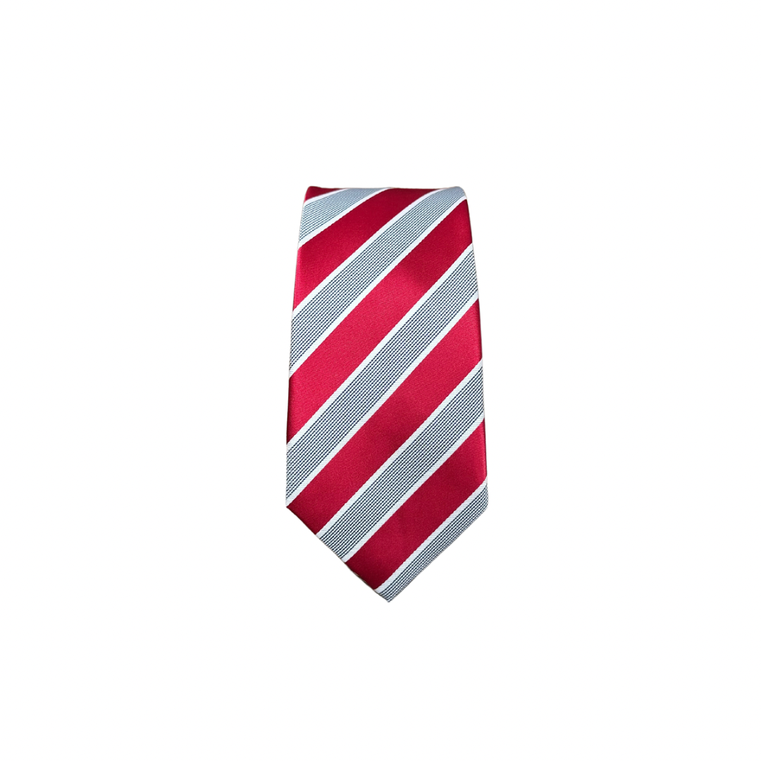 Black & Red Striped Tie
