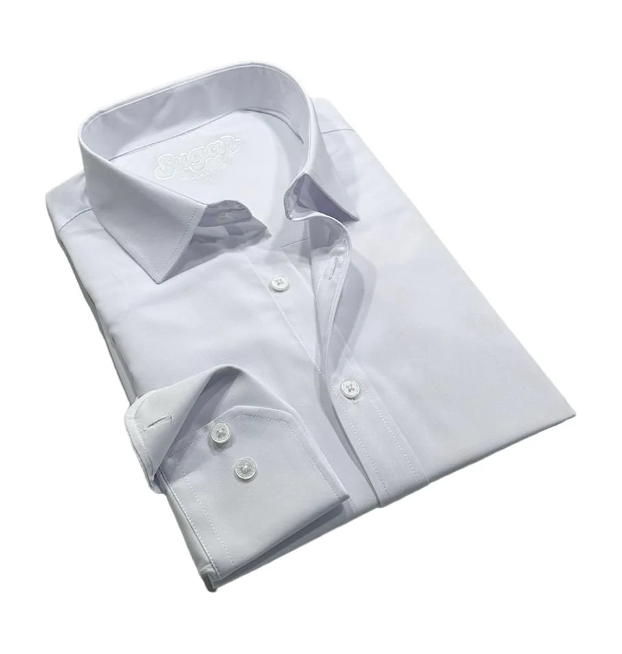 4-Way White Sugar Dress Shirt