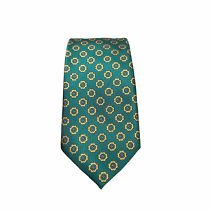 Emerald Floral Tie