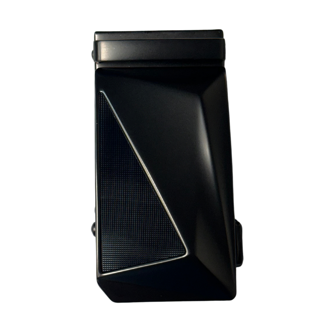 Geometric Gunmetal Buckle