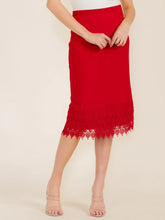 Load image into Gallery viewer, CROCHET BOTTOM SLIP EXTENDER SKIRT
