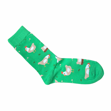 Green Hen Socks