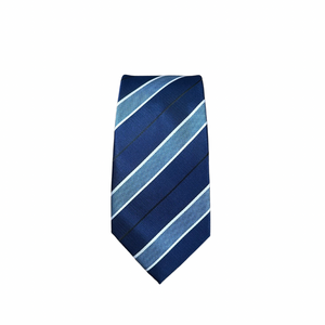 Black & Blue Striped Tie