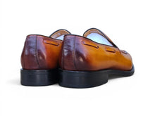 Load image into Gallery viewer, Carrucci Cognac Tassle Loafer