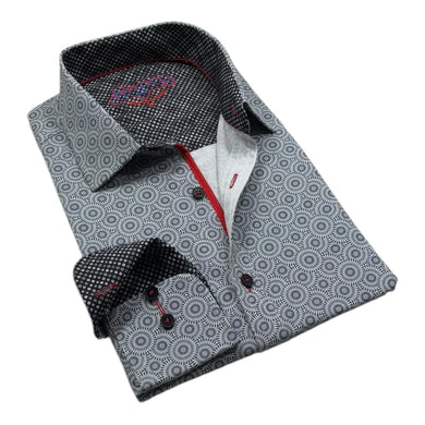 Cyclone Pepper Contrast Sleeve Dress Shirt