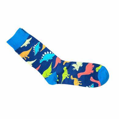 Blue Dino Socks