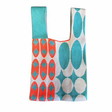 Teal & Tangerine Casual Bag Purse