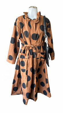 Brown Polka Dot Dress