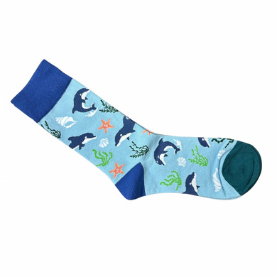 Blue Dolphin Socks