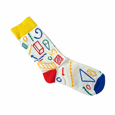 Primary Geometry Socks