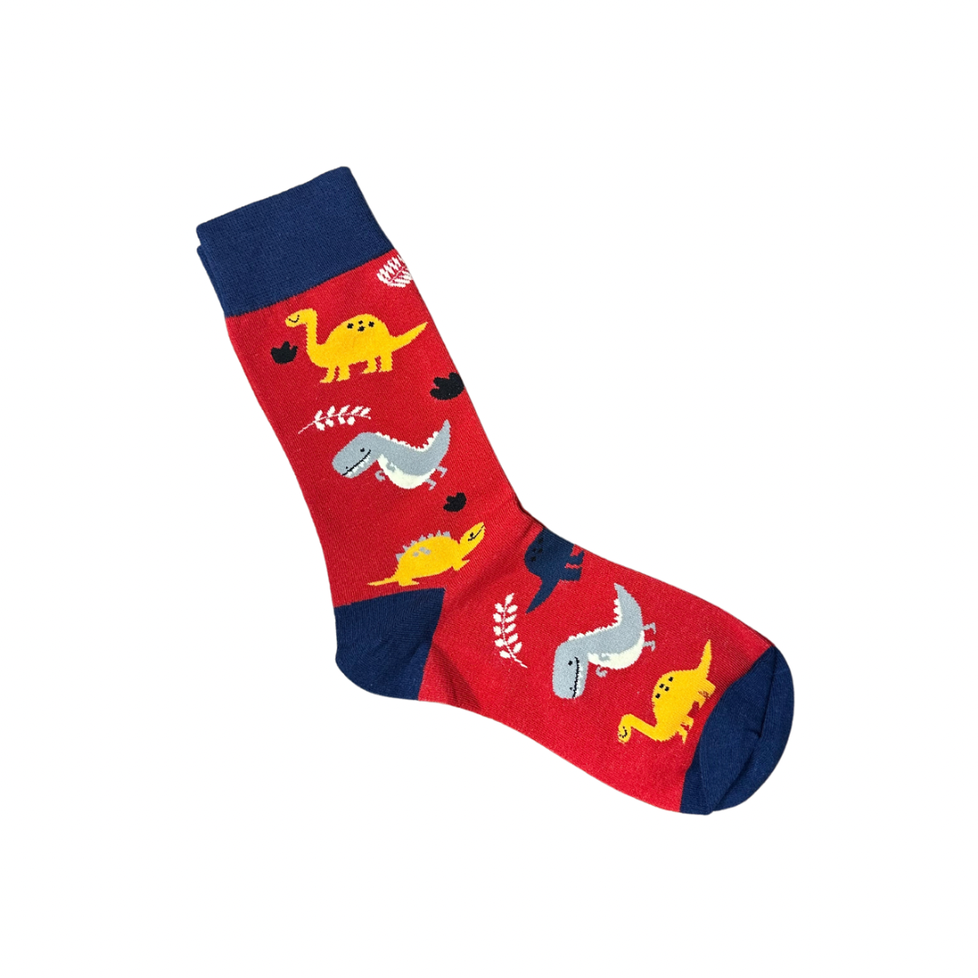 Red Dino Socks