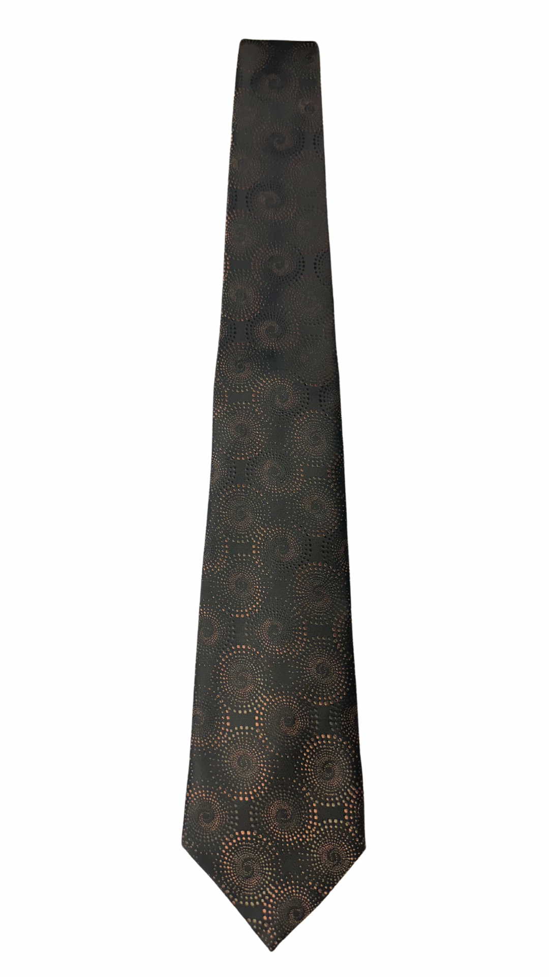 Brown Swirl Tie