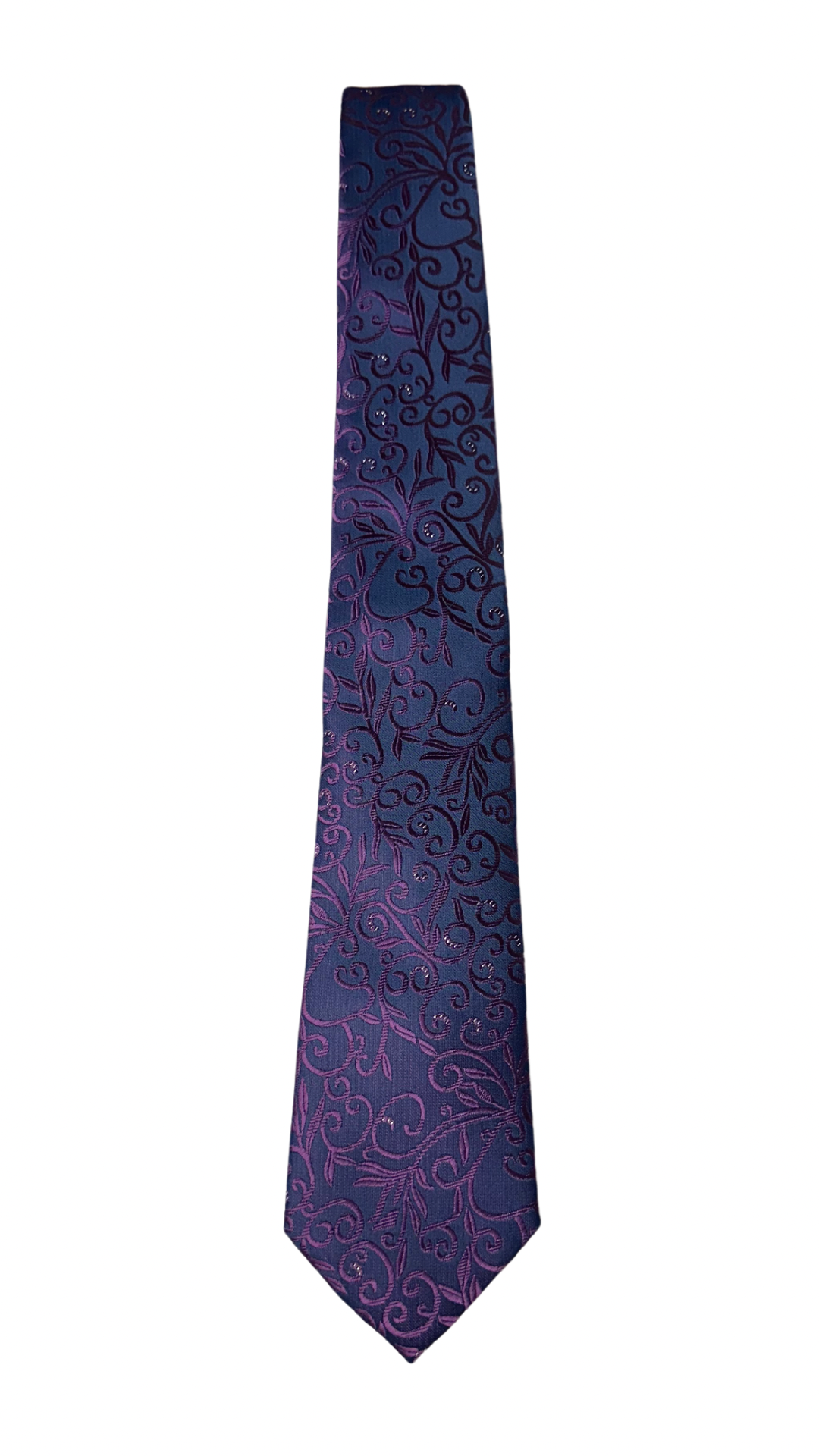 Plum Swirl Tie