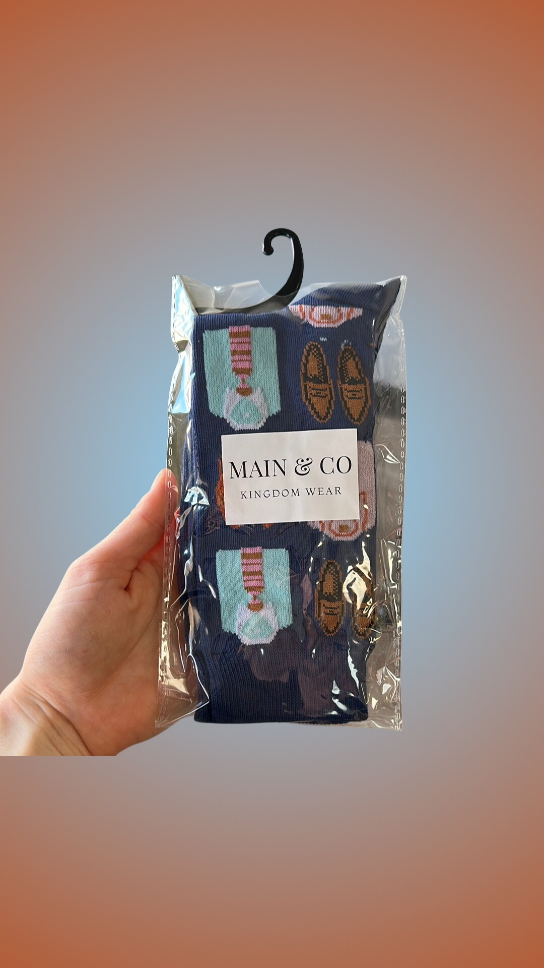Navy Business Socks