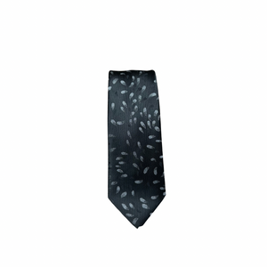 Black & Grey Teardrop Tie