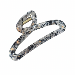 Speckled Abstract Claw Clip