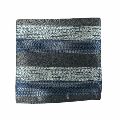 Navy & Brown Stripe Handkerchief