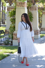 Load image into Gallery viewer, Rome White Embroidered Dress