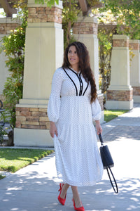 Rome White Embroidered Dress