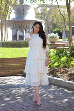 Load image into Gallery viewer, Madrid Ivory Ruffled Dress