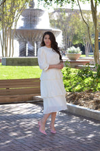 Load image into Gallery viewer, Madrid Ivory Ruffled Dress