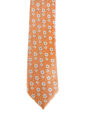 Orang Floral Dot Tie