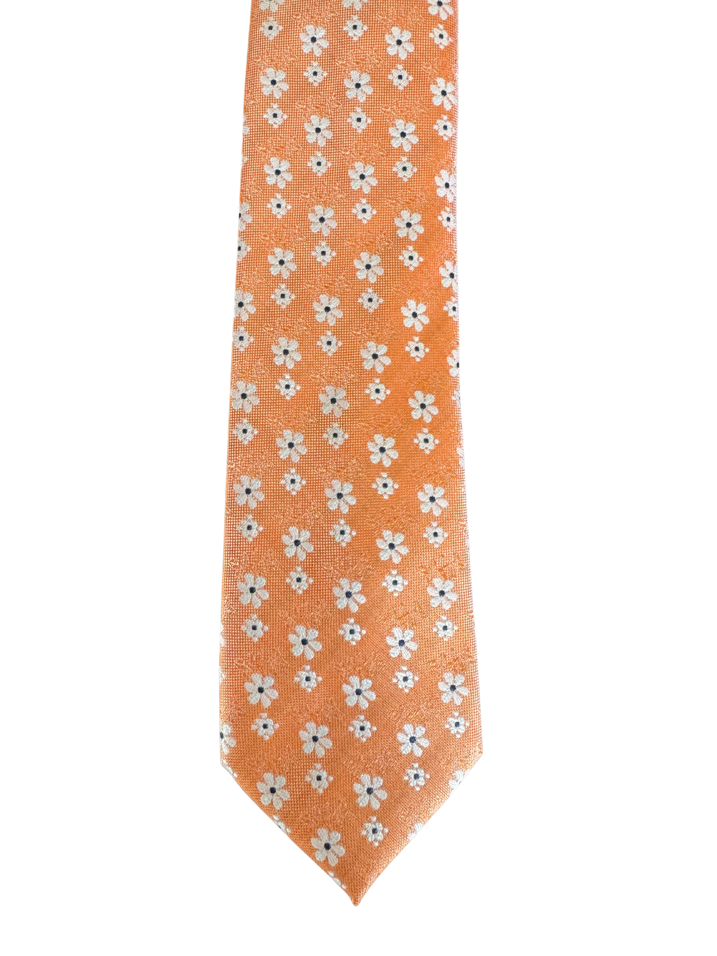 Orang Floral Dot Tie