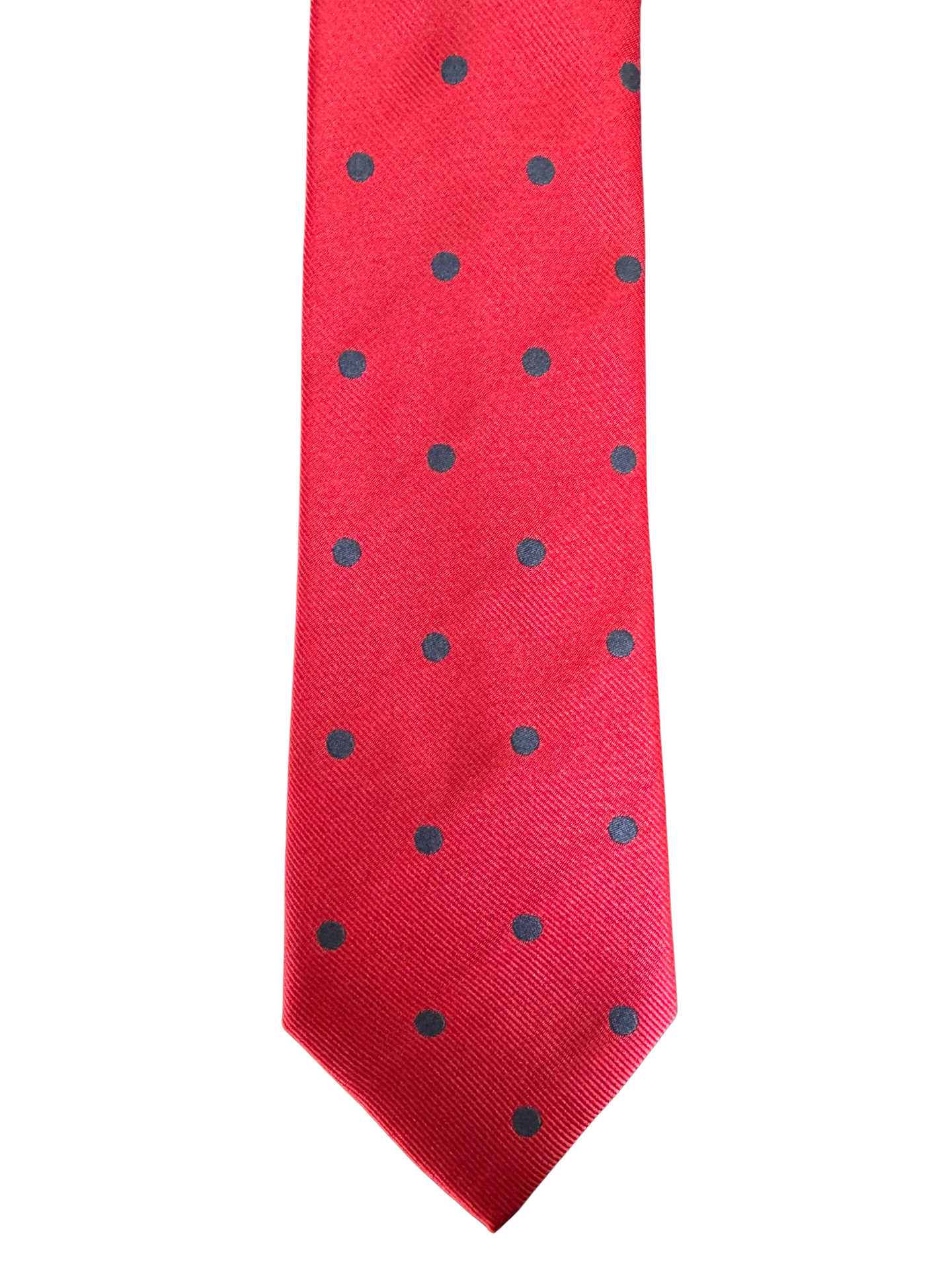 Red Small Polka Dot Tie