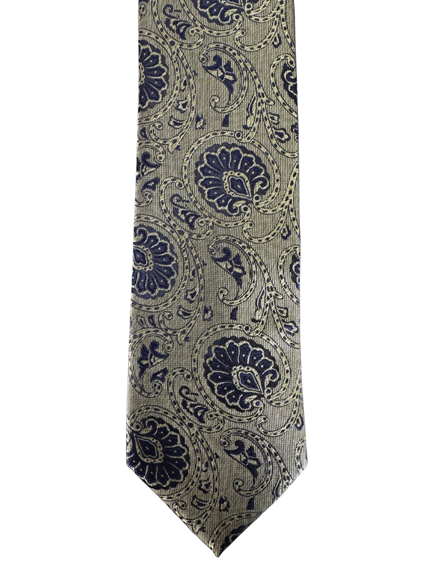 Sage Green Floral Tie