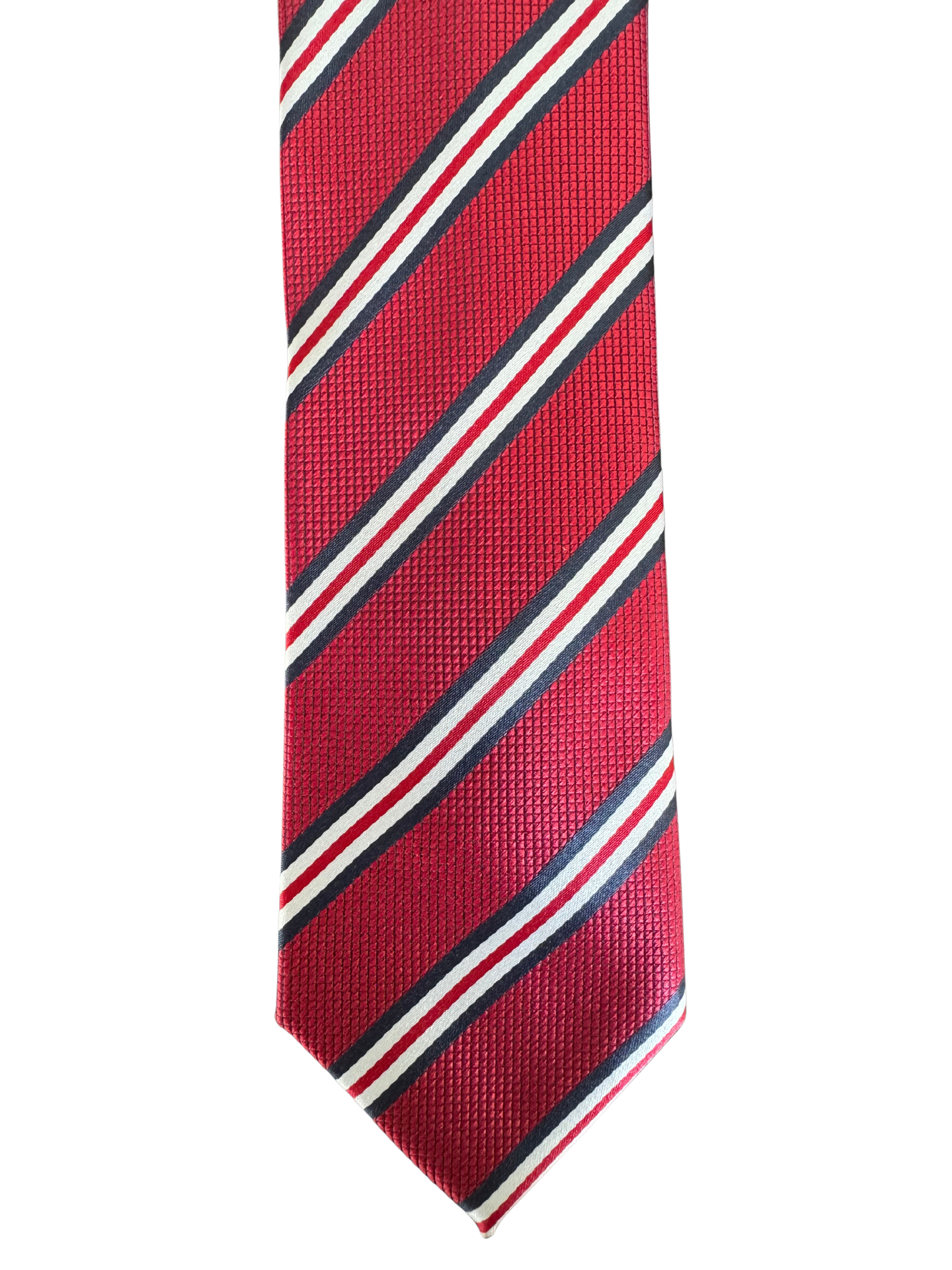 Presidential Regimental Red Striped Tie