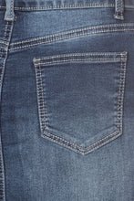 Load image into Gallery viewer, Indigo Wash White Stitching Denim Skirt