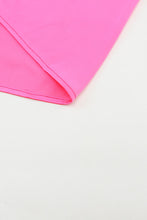 Load image into Gallery viewer, Pink Satin Puff Long Sleeve Crewneck Top