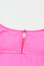 Load image into Gallery viewer, Pink Satin Puff Long Sleeve Crewneck Top