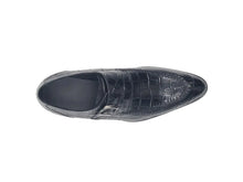 Load image into Gallery viewer, Carrucci Black Alligator Embossed Monk Strap
