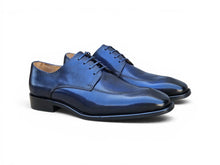 Load image into Gallery viewer, Carrucci Navy Split Toe Derby
