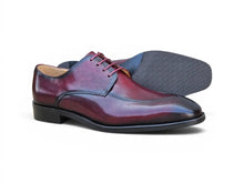 Load image into Gallery viewer, Carrucci Burgundy Split Toe Derby