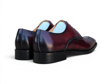 Load image into Gallery viewer, Carrucci Burgundy Split Toe Derby