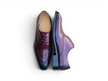 Load image into Gallery viewer, Carrucci Burgundy Split Toe Derby