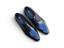 Load image into Gallery viewer, Carrucci Black Split Toe Derby