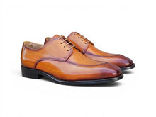 Load image into Gallery viewer, Carrucci Cognac Split Toe Derby