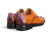 Load image into Gallery viewer, Carrucci Cognac Split Toe Derby