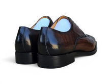 Load image into Gallery viewer, Carrucci Chestnut Split Toe Derby