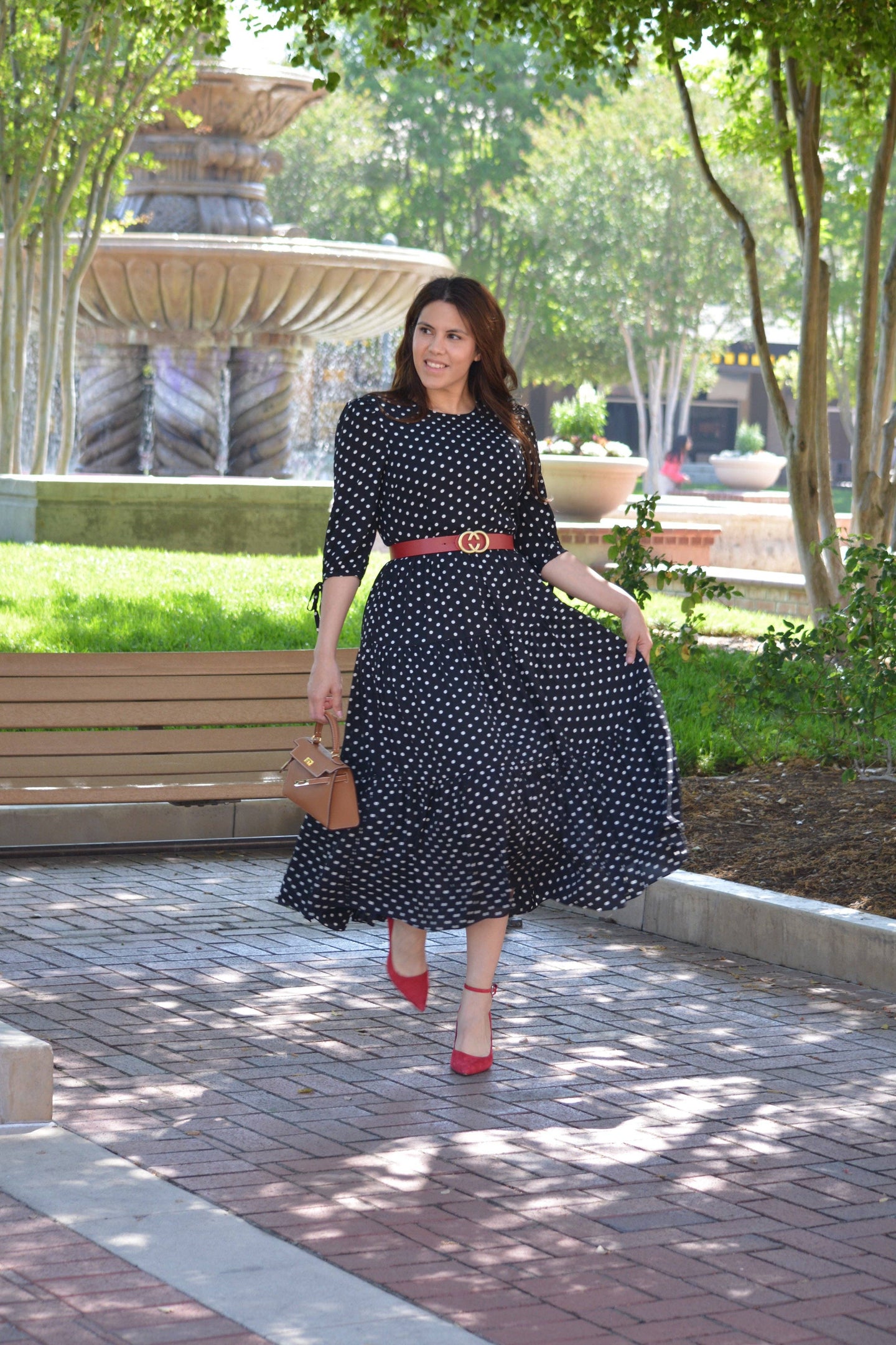 marbella maxi dress Marbella Black Polkadot Maxi Dress – Main & Co Kingdom Wear