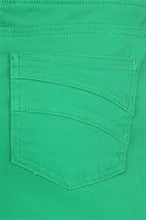Load image into Gallery viewer, Emerald Green Stretch Band Denim Skirt