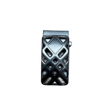 Black Gunmetal Lattice Buckle